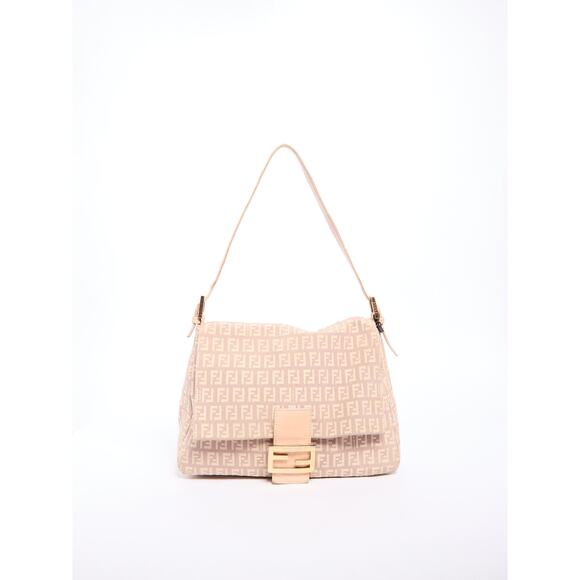 Fendi Handbags - Fendi Pink Monogram Mamma Baguette Zucchino Shoulder Bag